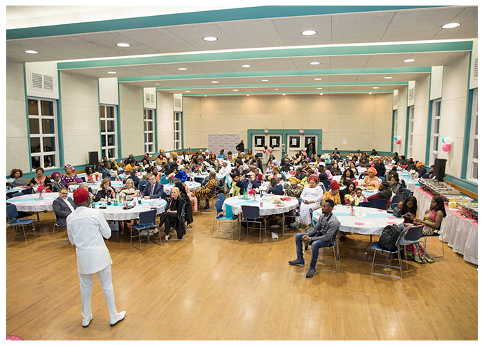 Guests at Afro Gala event
