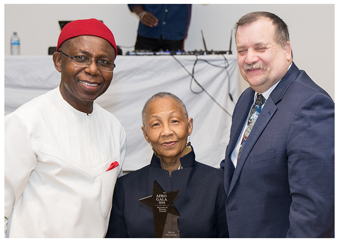 2018 Servant of Honour Recipient. Nalda Callandar,Commitment to Empowering People of African Descent.