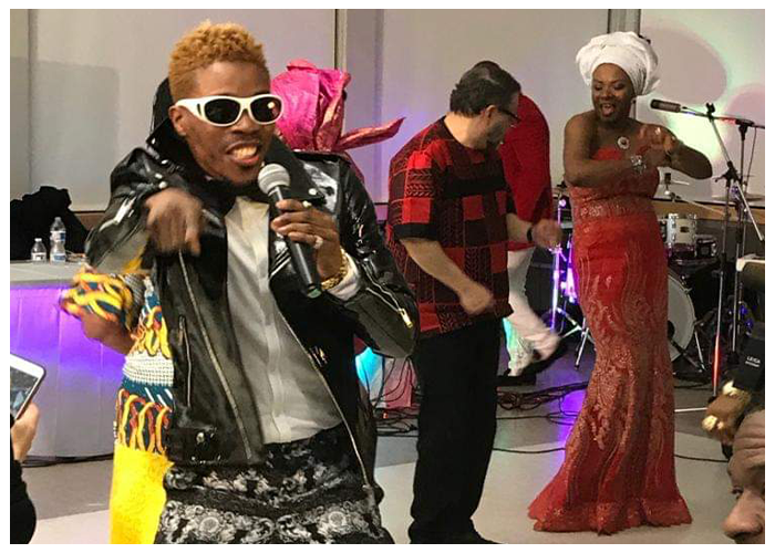 V-Love, Vancouver-based Liberian-Canadian artiste performing at 2019 gala.