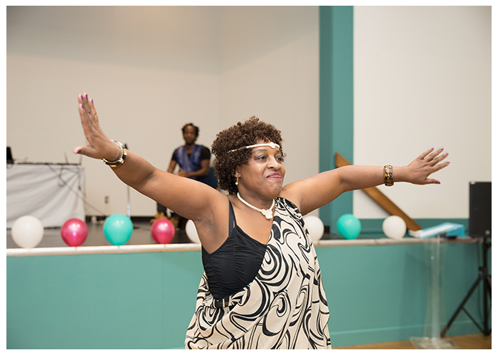 Rosemary Pais, a Rwandan Entertainer performing at Afro Gala 2018.